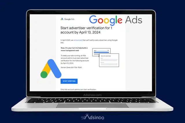 وریفای کردن اکانت گوگل ادز