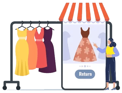 ecommerce product returns fashion طراحی سایت در دبی