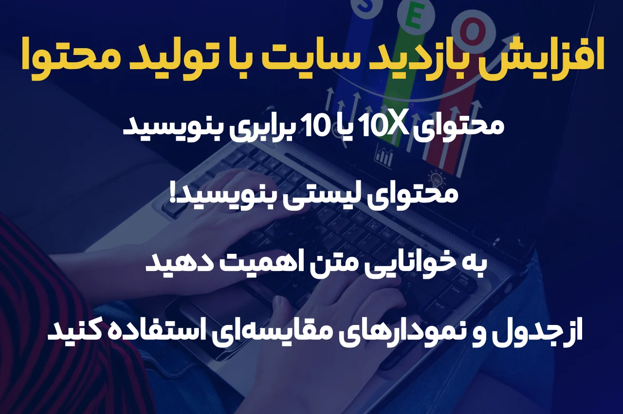 محتوای 10X یا 10 برابری برای افزایش ترافیک سایت