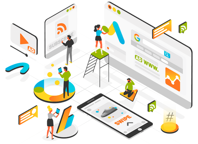 Advertising 3D Transparent PNG طراحی سایت آگهی