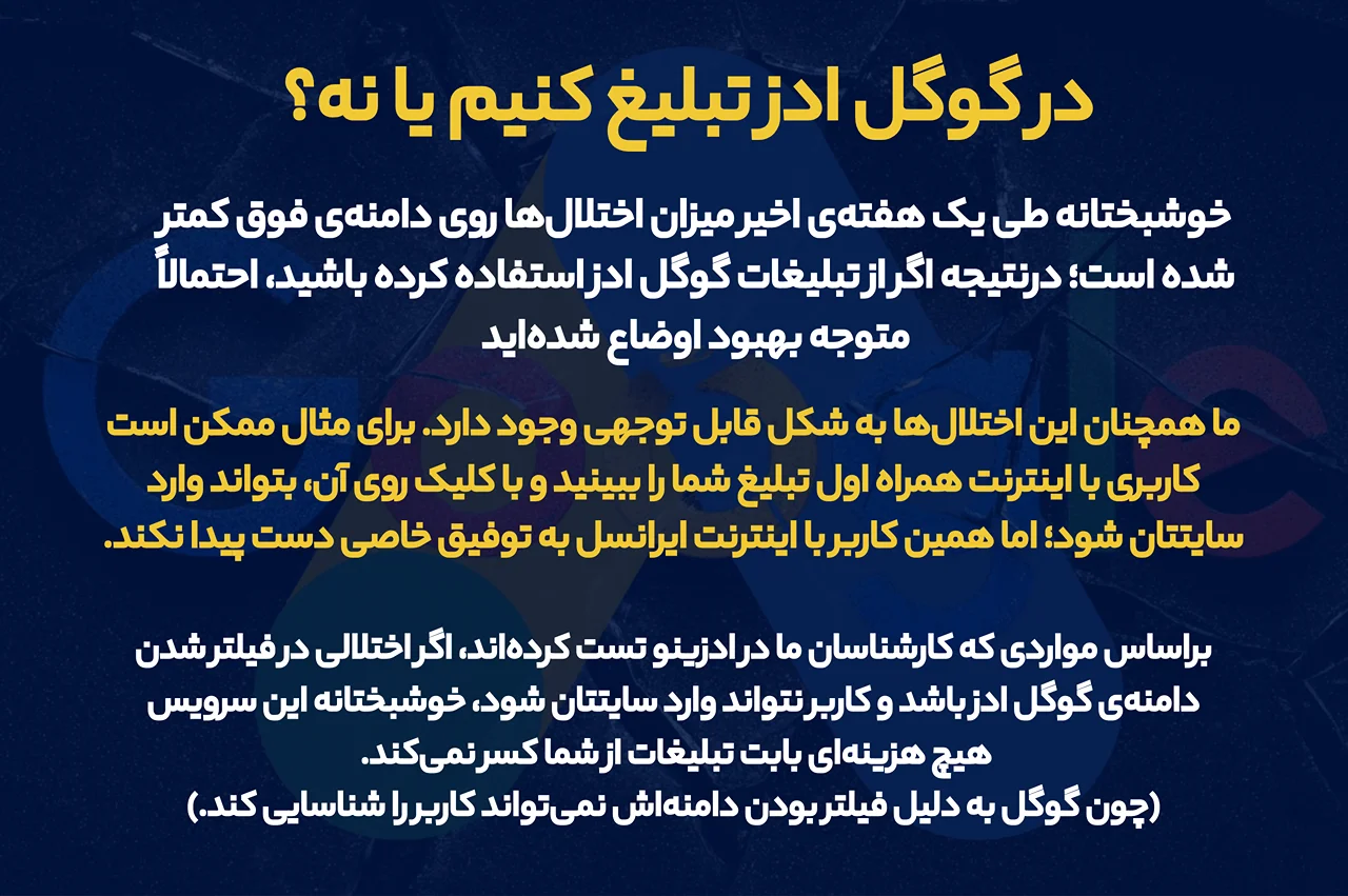 در گوگل ادز تبلیغ کنیم یا نه