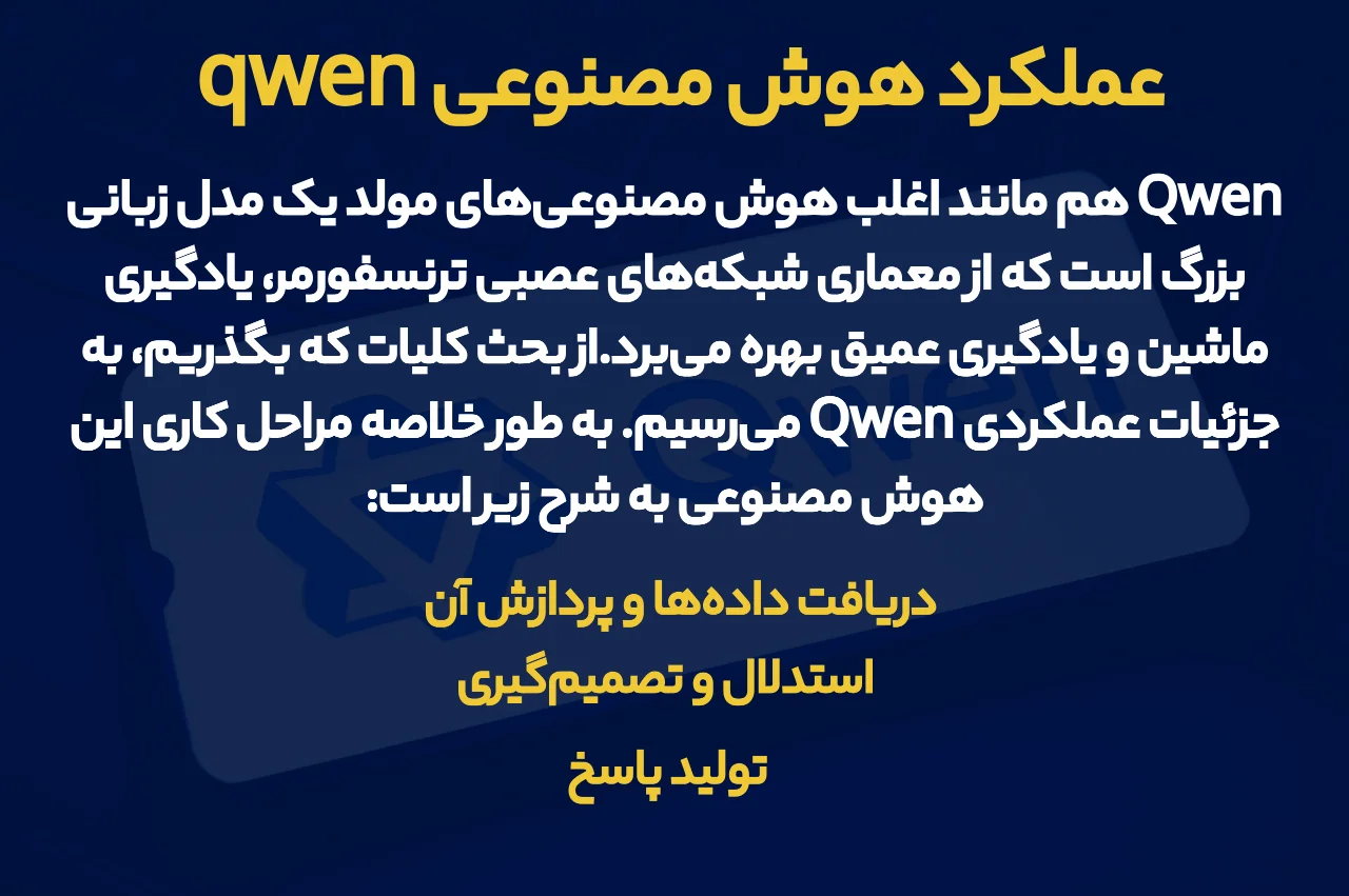 هوش مصنوعی qwen چگونه عمل میکند